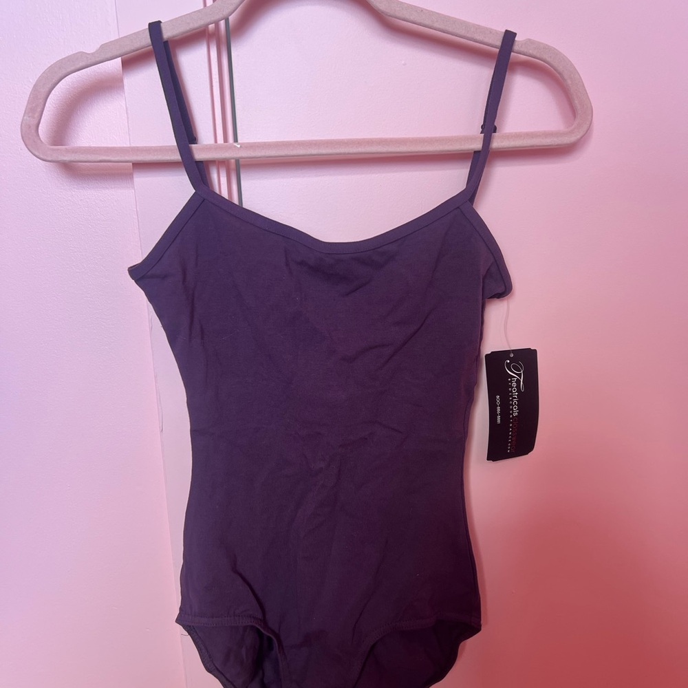 Purple Spaghetti Strap Bodysuit